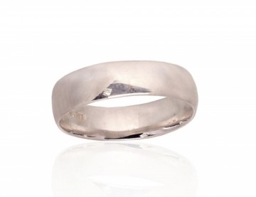 Серебряное обручальное кольцо #2101776, Серебро	925°, Размер: 22, 4.1 гр.