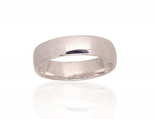 Серебряное обручальное кольцо #2101775, Серебро	925°, Размер: 22, 4 гр. image 1