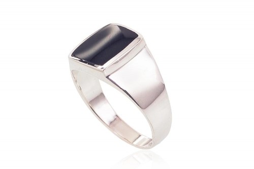Серебряное кольцо #2101578_ON, Серебро	925°, Оникс , Размер: 20.5, 8.7 гр. image 2