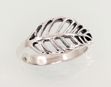 Серебряное кольцо #2101380(POx-Bk), Серебро	925°, оксид (покрытие), Размер: 15.5, 2.7 гр.