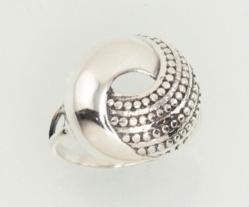 Серебряное кольцо #2101184(POx-Bk), Серебро	925°, оксид (покрытие), Размер: 17, 4.3 гр.