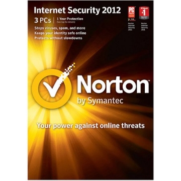 Symantec Norton Internet Security 2012 1 User 3 PC&#39;s - Complete package 