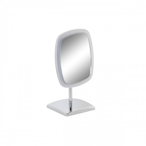 Palielināmais Spogulis ar LED DKD Home Decor Sudrabains Metāls (17 x 13 x 30,5 cm) image 1