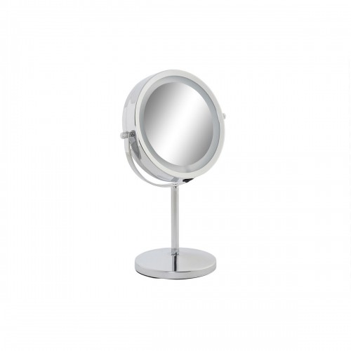 Увеличительное Зеркало cо Светодиодами DKD Home Decor Серебристый (21,5 x 13,5 x 32,5 cm) image 1