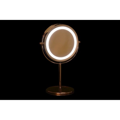 Увеличительное Зеркало cо Светодиодами DKD Home Decor Серебристый (21,5 x 13,5 x 32,5 cm) image 5
