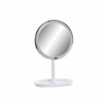 Palielināmais Spogulis ar LED DKD Home Decor Balts Plastmasa (20 x 20 x 33 cm)