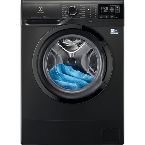 Electrolux šaurā veļas mazg.mašīna (front.ielāde), 6 kg, melna - EW6SN406BXI image 1