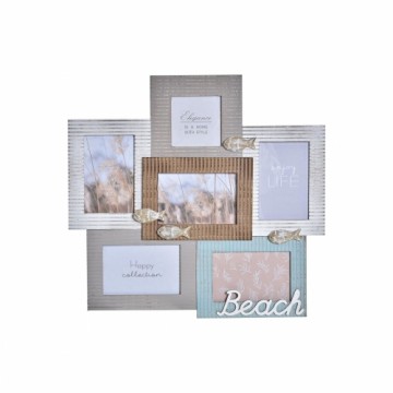 Фото рамка DKD Home Decor Beach Деревянный Моряк (46,5 x 2 x 44,5 cm)