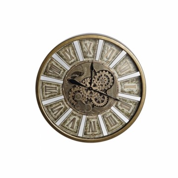 Sienas pulkstenis DKD Home Decor Pārnesumi Bronza Dzelzs (72 x 8,5 x 72 cm)