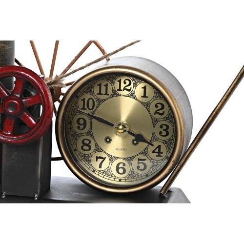 Настольные часы DKD Home Decor Sudrabains Bronza Dzelzs Krāns (40,5 x 15 x 32,5 cm) (2 gb.) image 4