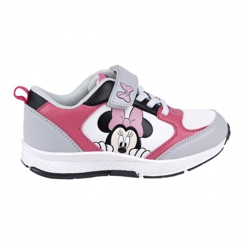 Sporta Apavi Bērniem Minnie Mouse Pelēks Rozā image 1