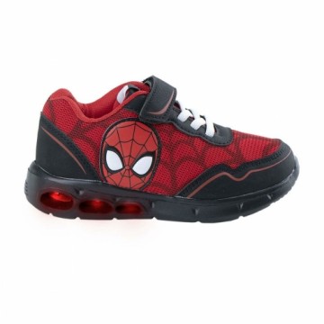 Sporta apavi ar LED Spiderman Sarkans