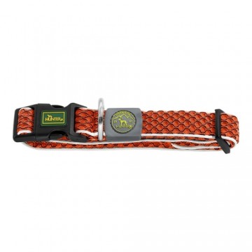 Suņa kaklasiksna Hunter Basic Vītnes buklets Oranžs M Izmērs Orange (33-50 cm)
