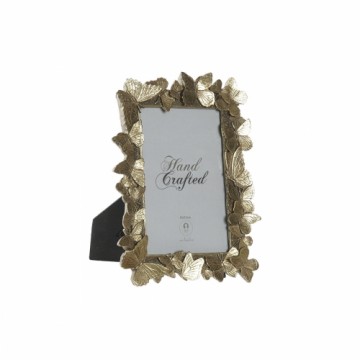 Foto rāmis DKD Home Decor Stikls Bronza Sveķi Tauriņi Shabby Chic (15,7 x 1,8 x 24,8 cm)