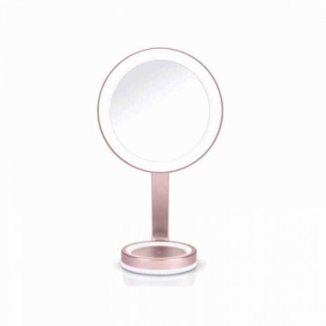 Palielināmais Spogulis ar LED Babyliss 9450E Rozā