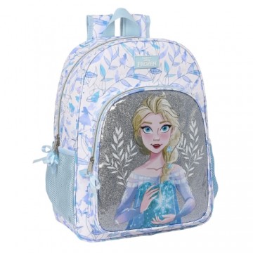 Школьный рюкзак Frozen Memories Синий Белый (33 x 42 x 14 cm)