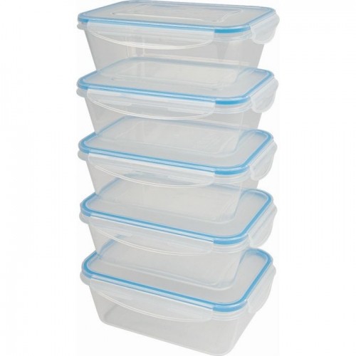 Set of 5 Plastic fresh food containers Classbach CFHD4007K image 1
