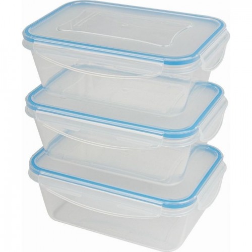 Set of 3 Plastic fresh food containers Classbach CFHD4006K image 1