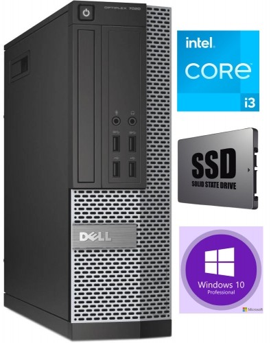 Dell 7020 SFF i3-4130 8GB 240GB SSD Windows 10 Professional image 1