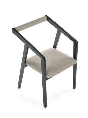 Halmar AZUL chair, color: velvet - grey image 3