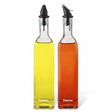 Fissman Набор бутылок для масла и уксуса 2х500мл (стекло)