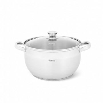 Fissman Каtls PRIME 24x13,5 см/6100 ml ar stikla vāku (nerūsējošais tērauds)