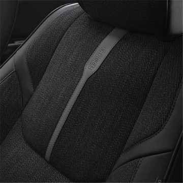Bigbuy Car Sēdekļa pārvalks ORG80124 Melns