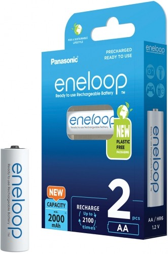Panasonic Batteries Panasonic eneloop rechargeable battery AA 2000 2BP image 2
