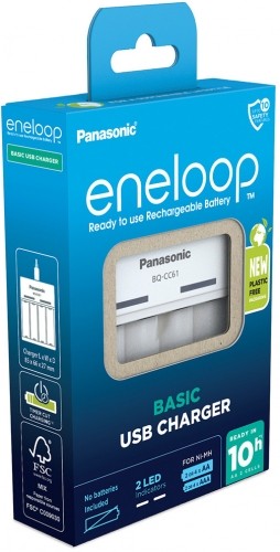 Panasonic Batteries Panasonic eneloop charger BQ-CC61USB image 2