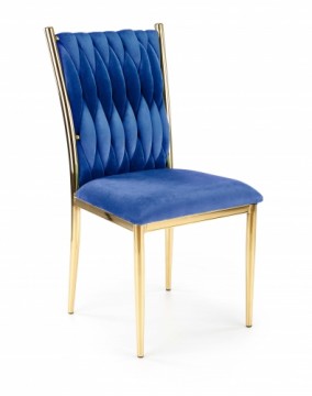 Halmar K436 chair color: dark blue / gold