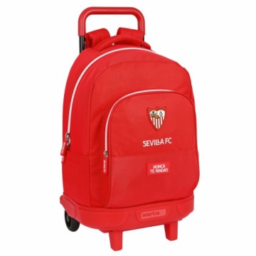 Sevilla FÚtbol Club Школьный рюкзак с колесиками Sevilla Fútbol Club Красный (33 x 45 x 22 cm)