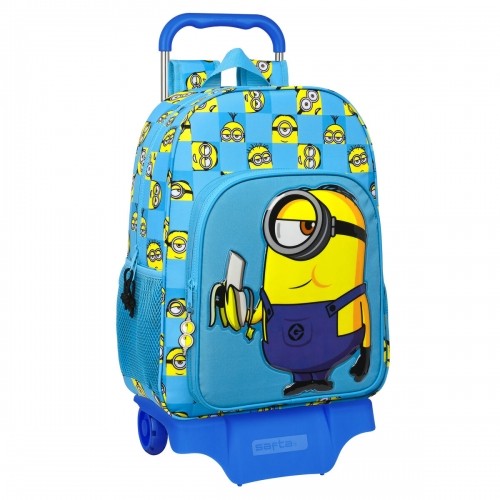 Школьный рюкзак с колесиками Minions Minionstatic Синий (33 x 42 x 14 cm) image 1