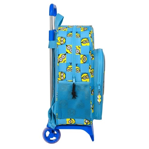 Школьный рюкзак с колесиками Minions Minionstatic Синий (33 x 42 x 14 cm) image 3