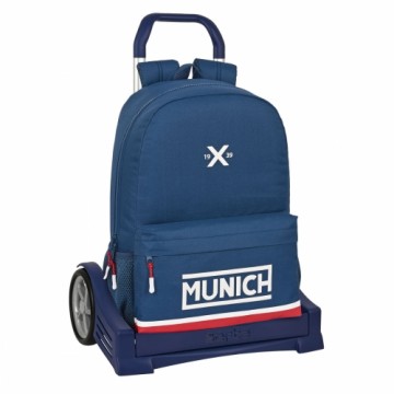 Школьный рюкзак с колесиками Munich Soon Синий (30 x 46 x 14 cm)
