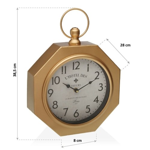 Sienas pulkstenis Versa GL Metāls (28 x 8 x 40 cm) image 2