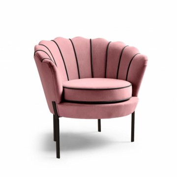 Halmar ANGELO leisure armchair pink / black