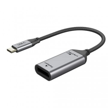 Cabletime Adapter USB-C (M) to DisplayPort (F), 4K/60Hz, with gold-plated connectors