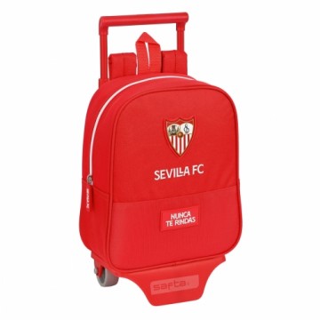 Sevilla FÚtbol Club Школьный рюкзак с колесиками Sevilla Fútbol Club Красный (22 x 27 x 10 cm)
