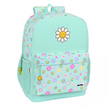Школьный рюкзак Smiley Summer fun бирюзовый (32 x 43 x 14 cm)