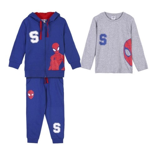 Bērnu Sporta Tērps Spiderman 3 Daudzums Zils image 1