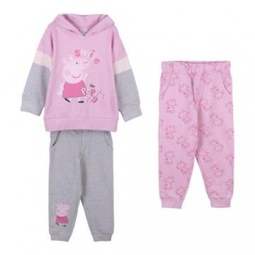 Детский спортивных костюм Peppa Pig 3 Предметы Розовый