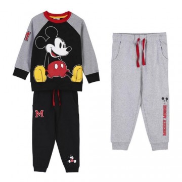 Bērnu Sporta Tērps Mickey Mouse 3 Daudzums Melns