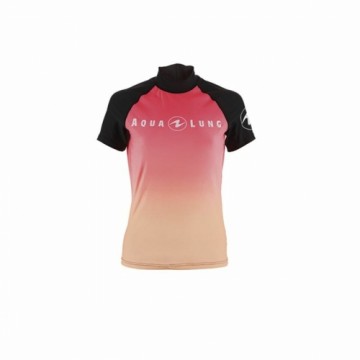 Īsroku Sporta T-krekls Aqua Sphere Rash Guard Rozā