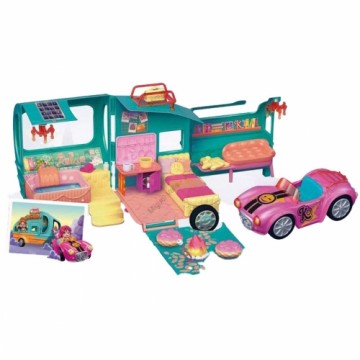 Bigbuy Fun Transportlīdzekļu Rotaļu Komplekts Mia's Kooky Caravan 14 pcs (40 x 15 x 21 cm)