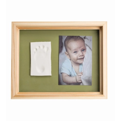 Baby Art Pure Frame wooden komplekts mazuļa pēdiņu vai rociņu nospieduma izveidošanai - 3601092030 image 1