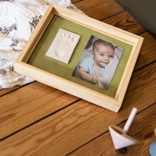 Baby Art Pure Frame wooden komplekts mazuļa pēdiņu vai rociņu nospieduma izveidošanai - 3601092030 image 2