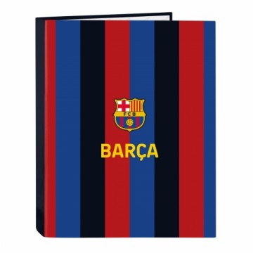 Gredzenveida stiprinājums F.C. Barcelona Sarkanbrūns Tumši Zils A4 (26.5 x 33 x 4 cm)