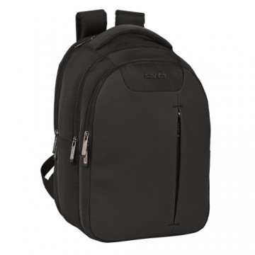 Рюкзак для ноутбука и планшета с USB-выходом Safta Business Чёрный (31 x 45 x 23 cm)