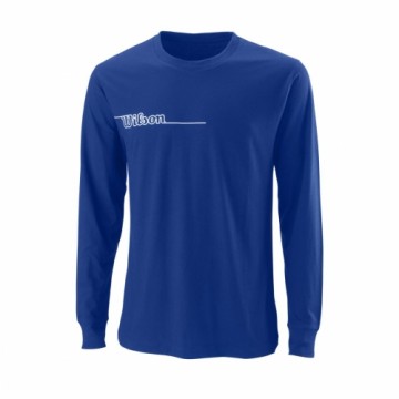 Wilson M TEAM II LS TECH TEE Team Royal