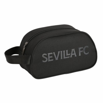 Sevilla FÚtbol Club Школьный несессер Sevilla Fútbol Club Teen Чёрный (26 x 15 x 12 cm)